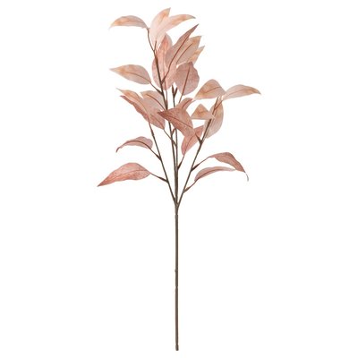 IKEA SMYCKA Artificial spray 23 ½ " Artificial orange leaf stem, recycled plastic & steel, natural shape.